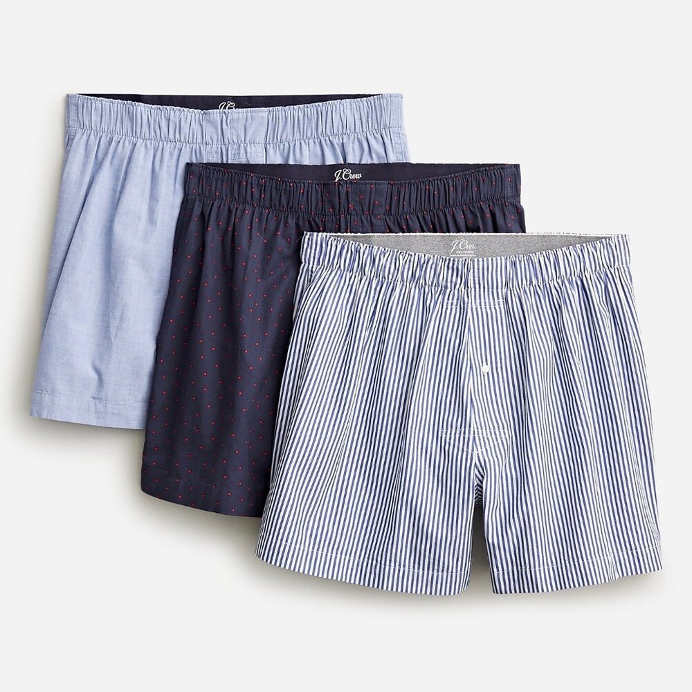 New in Box J Crew  Boxers Three-Pack